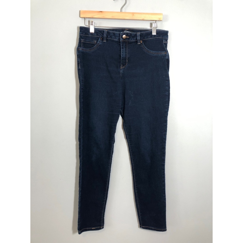 d.jeans Skinny Jeans Womens 10 Dark Wash High Rise Stretch Denim Indigo